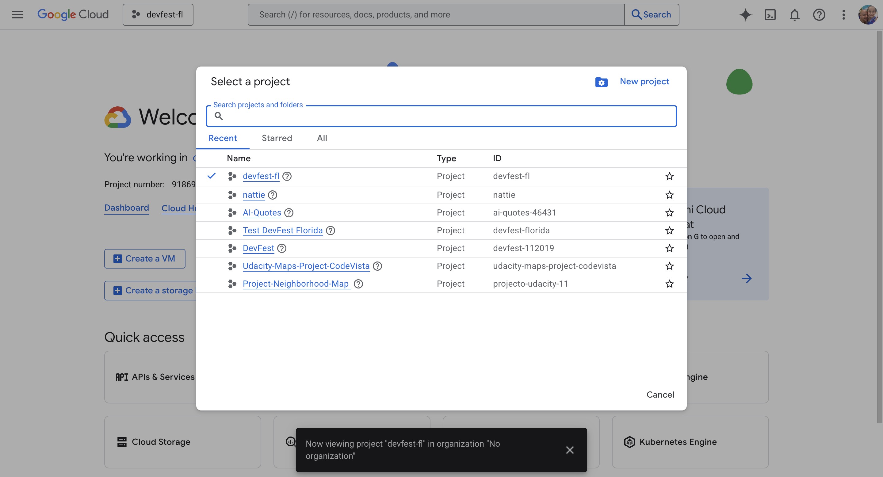 Reuse a project screen
